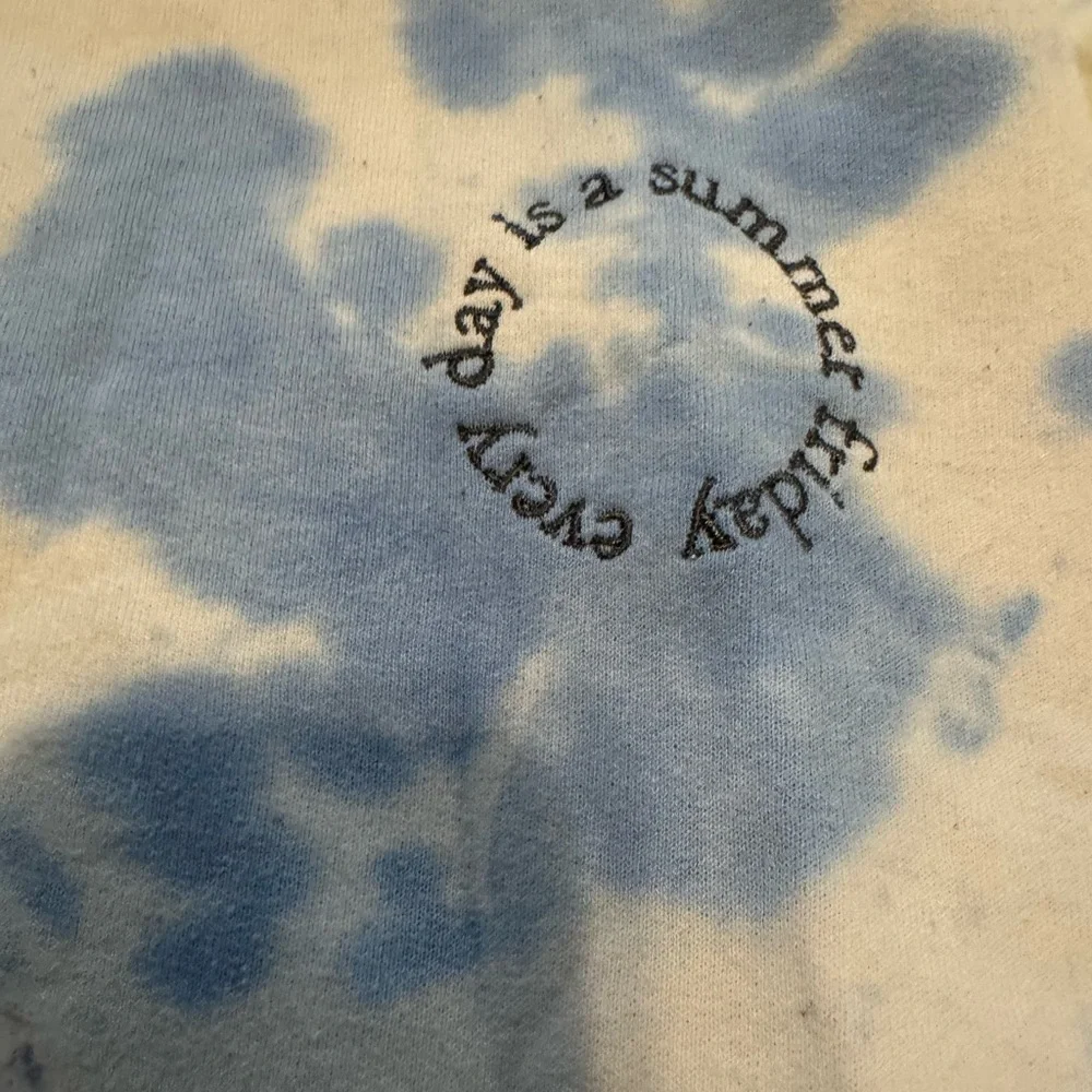 Blue Tie-Dye Sweatpants - Picture 2 of 3